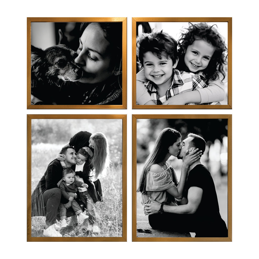 Retrato familiar Blanco y Negro Set X 4 Und  R95