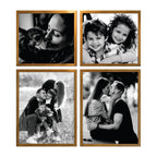 Retrato familiar Blanco y Negro Set X 4 Und  R95